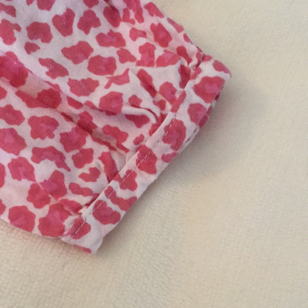 Pink leopard print girls lightweight cotton top - Picture 5 of 5